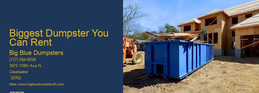 Large Dumpster Rental