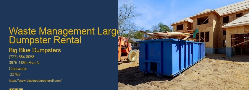 Large Dumpster Rental Sizes