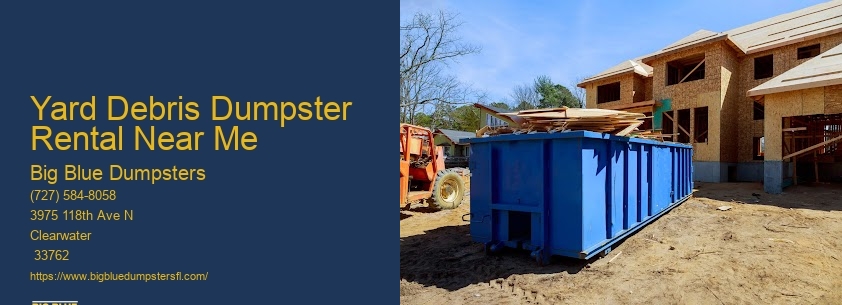 Rent Large Dumpster Near Me